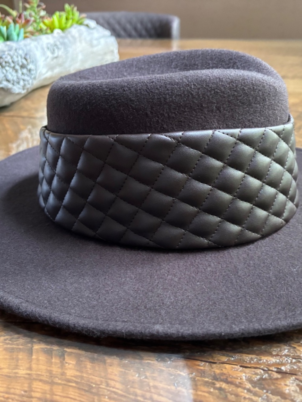 Eric Javits Quilty Fedora Hat, NWT - Picture 4 of 9